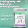 imageLuna Bean Alginate Molding Powder Refill for Hand Casting Kit  NonToxic Alginate Material 1 lb 450g  Perfect for Anniversaries Couples Birthdays ampamp Family Activities1 lb