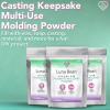 imageLuna Bean Alginate Molding Powder Refill for Hand Casting Kit  NonToxic Alginate Material 1 lb 450g  Perfect for Anniversaries Couples Birthdays ampamp Family Activities3 lb