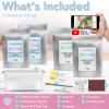 imageLuna Bean Baby Footprint Hand Casting Kit  Baby Monthly Milestone Casting Kit  New Mom Gifts2 Castings Kit