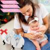 imageLuna Bean Baby Hand ampamp Footprint Kit  New Mom Gifts Keepsake Ornament Registry Gifts for Parents Newborn Babies Shower Casting Clay Molding Boy ampamp Girl Plaster Print Making Set