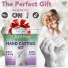 imageLuna Bean Hand Casting Kit  Hand Mold Kit for Couples Bridal Shower Wedding Gifts Boyfriend Girlfriend Anniversary Crafts  Gifts for Her Him Mom Dad Mother Father Husband WifeCouples Large