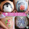 imageLuna Bean Pregnancy Belly Painting Kit  Made with Vegan Paraben Free Safe and NonToxic Body Paint  Gift for Baby Shower Expecting Mom to Be Gifts