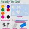 imageLuna Bean Pregnancy Belly Painting Kit  Made with Vegan Paraben Free Safe and NonToxic Body Paint  Gift for Baby Shower Expecting Mom to Be Gifts