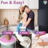 imageLuna Bean Hand Casting Kit for Couples ampamp Baby Hand Footprint Kit  DIY Keepsake Gift for Families  Wedding Anniversary Baby Shower Gifts